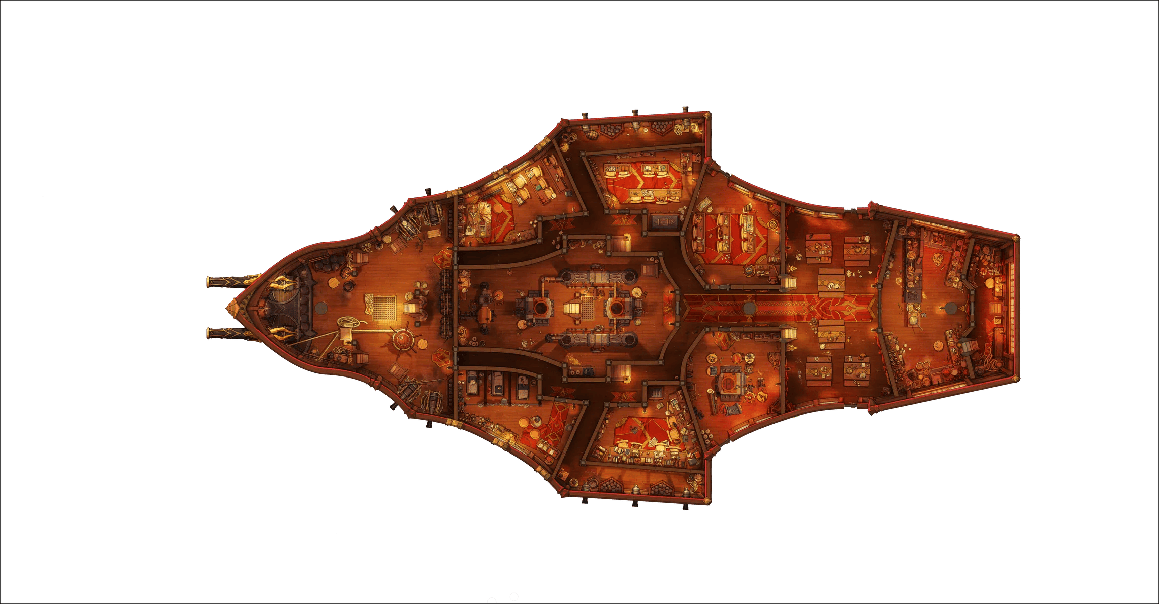 Dragon Ship Interior map, Lower Deck Fire All variant thumbnail