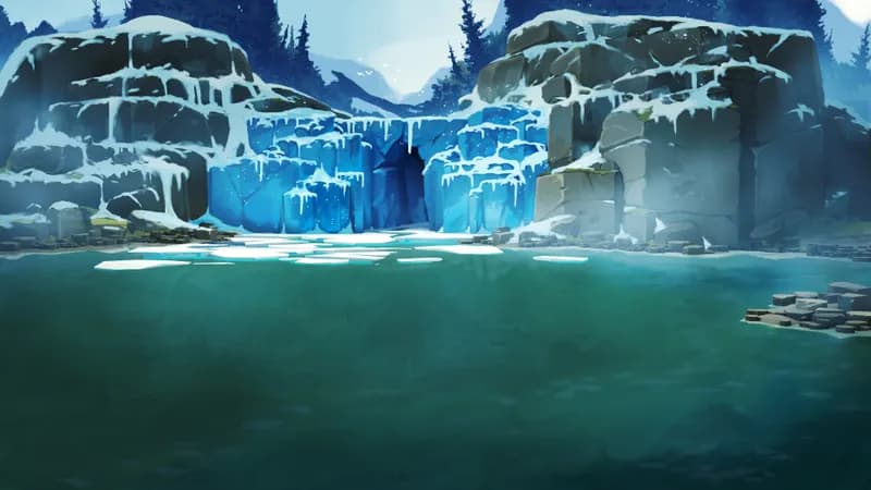 Melting Glacier map, Flood variant thumbnail