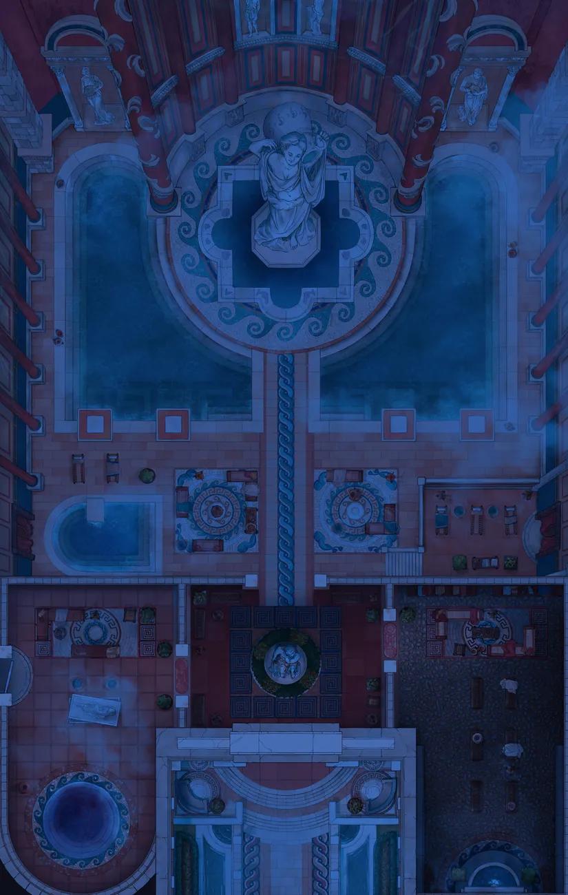 Imperial Bath Complex map, Dark variant thumbnail