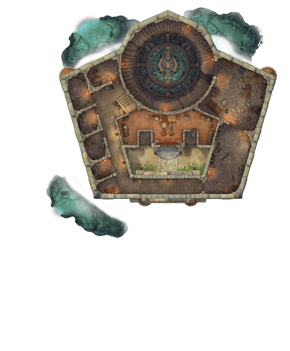 Fortress Prison map, Interior Day No BG variant thumbnail