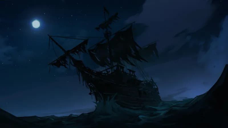 Haunted Ghost Ship map, Open Sea variant thumbnail