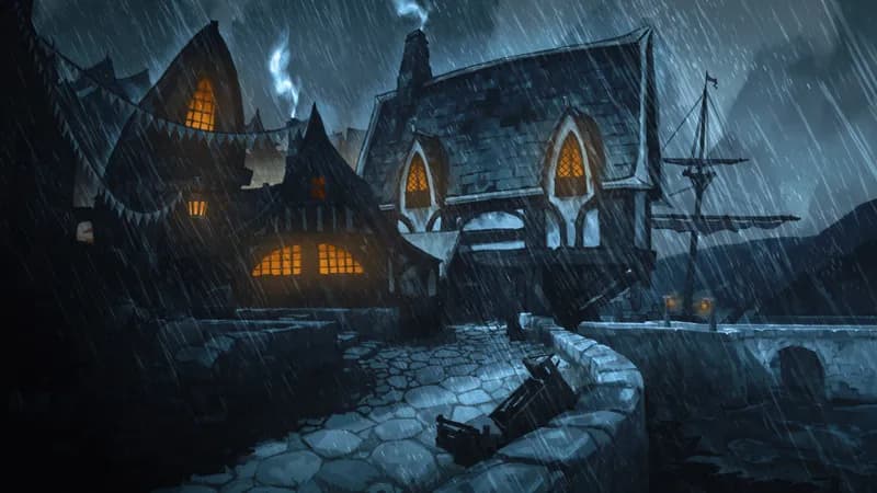 Low Town Docks map, Rain variant thumbnail