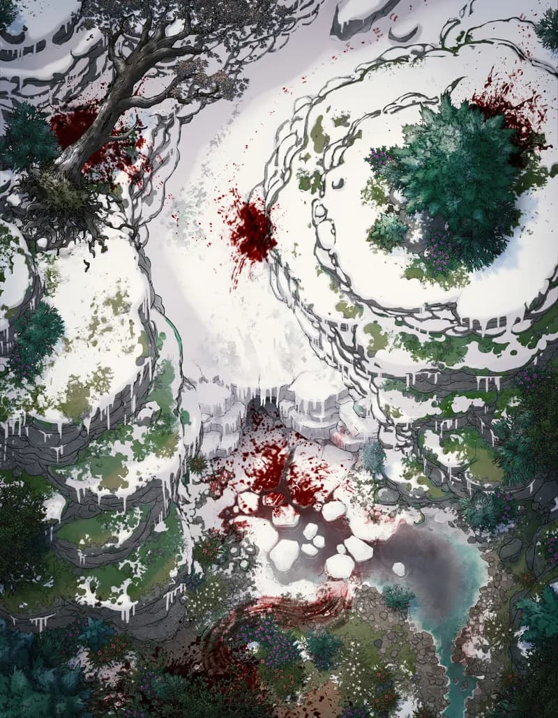 Melting Glacier map, Massacre variant thumbnail