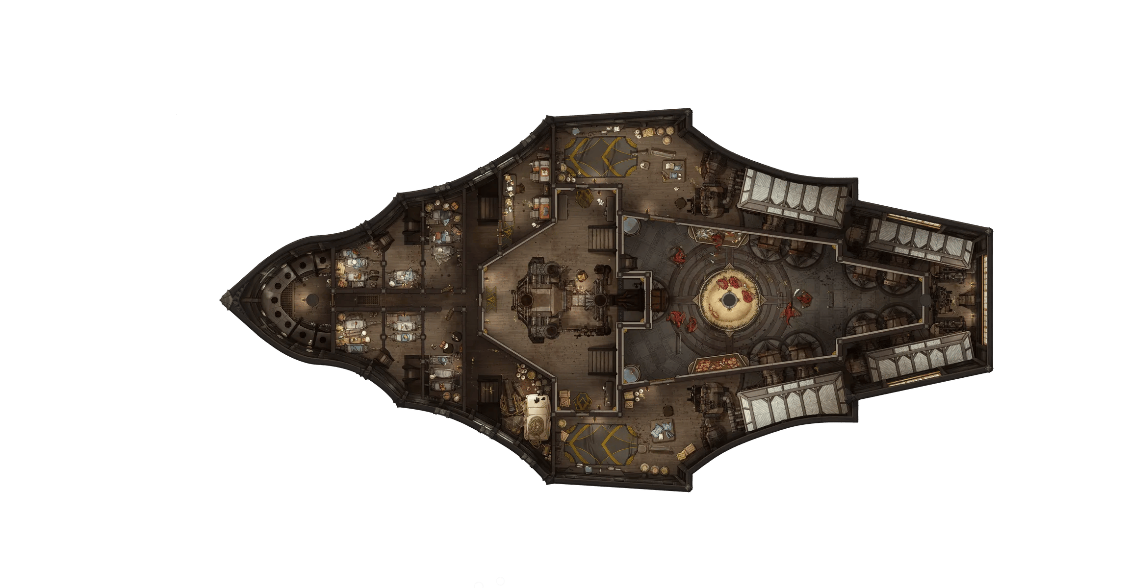 Dragon Ship - Lower Deck map, Pirate variant thumbnail