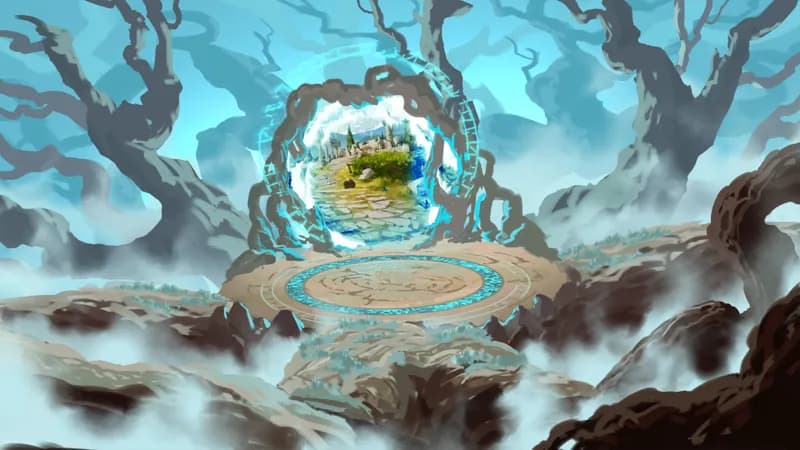 Yggdrasil Treetop map, Portal Fey Vineyard variant thumbnail