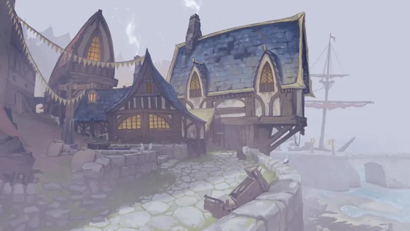 Low Town Docks map, Fog variant thumbnail