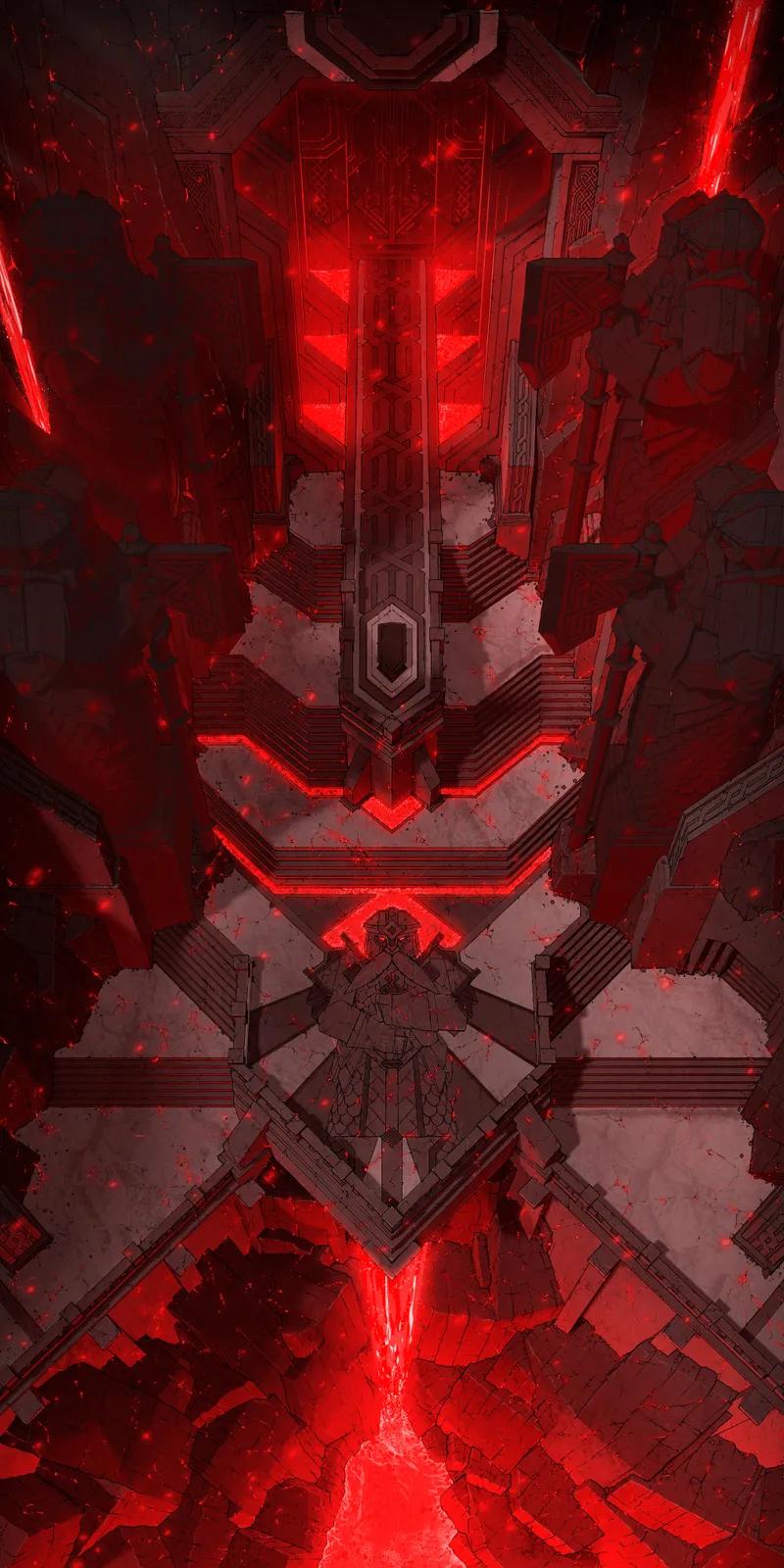 Dwarven Volcano Entrance map, Menace variant thumbnail