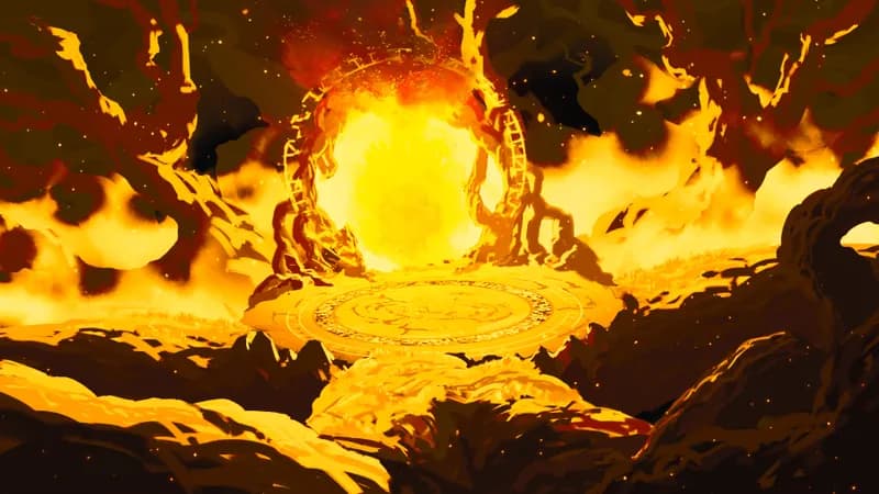 Yggdrasil Treetop map, Burning Portal variant thumbnail