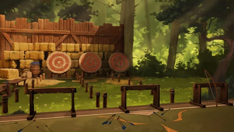 Palace Guard Chambers map, Woods Day variant thumbnail
