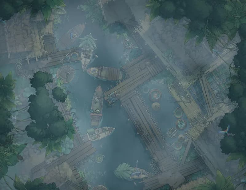 Jungle Village map, Fog variant thumbnail