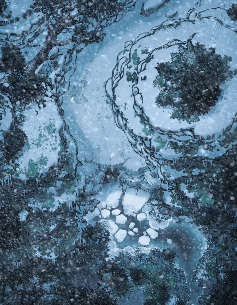 Melting Glacier map, Blizzard variant thumbnail