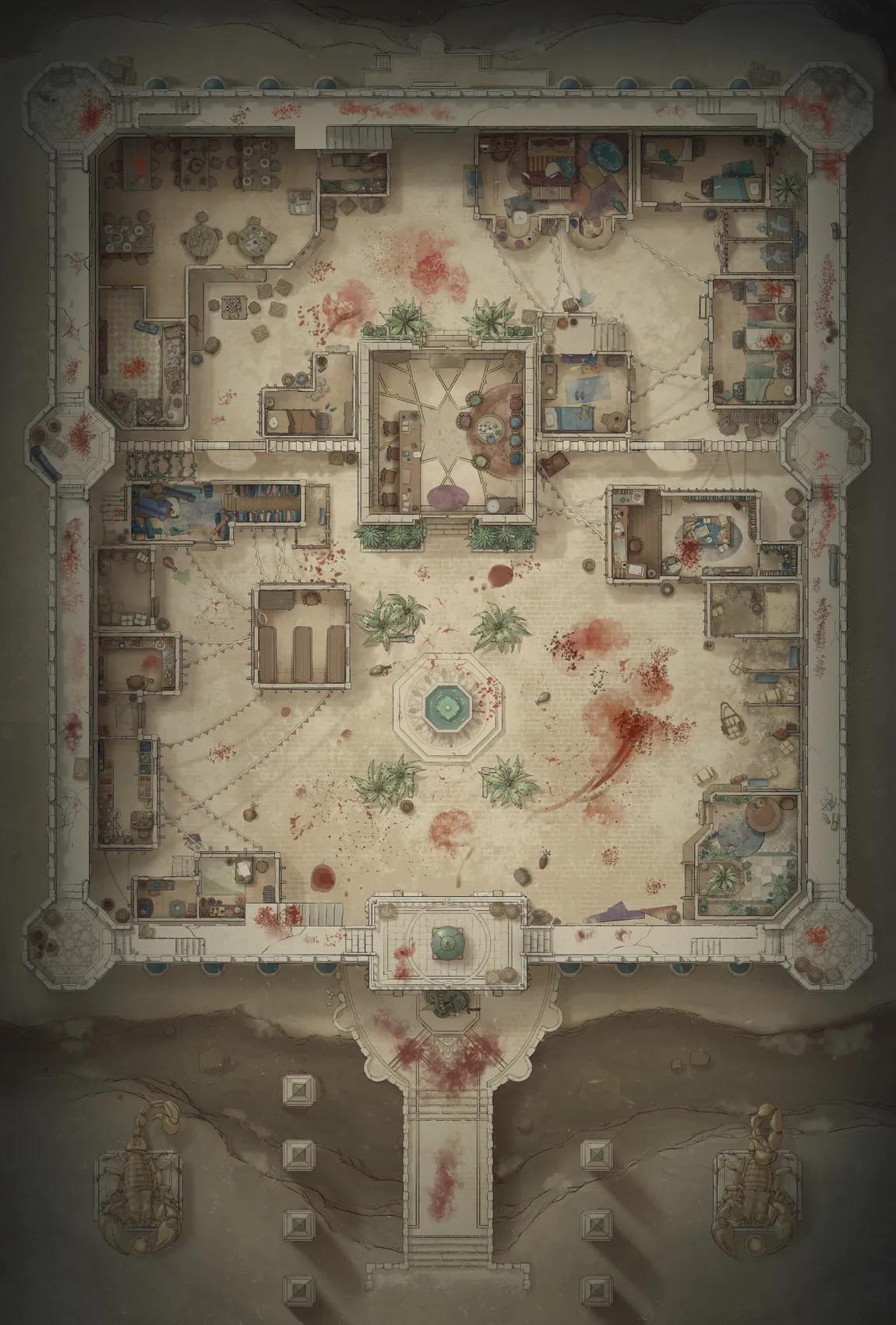 Desert Caravanserai map, Massacre variant thumbnail