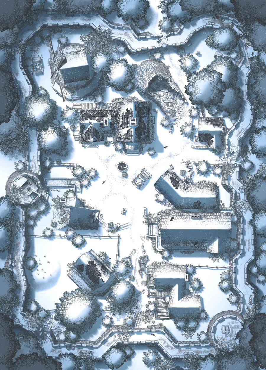 Hauthell map, 05 Winter Day variant thumbnail
