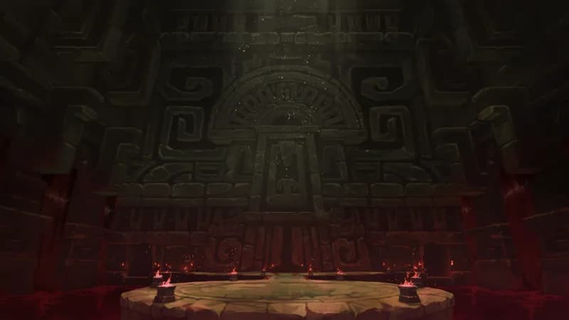 Temple of the Couatl Boss Room map, Blood Spring variant thumbnail