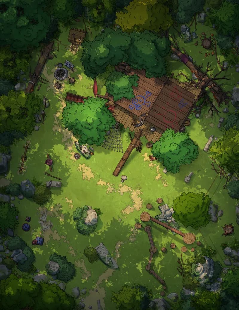 Young Adventurer's Hideout map, Rooftop Day variant thumbnail