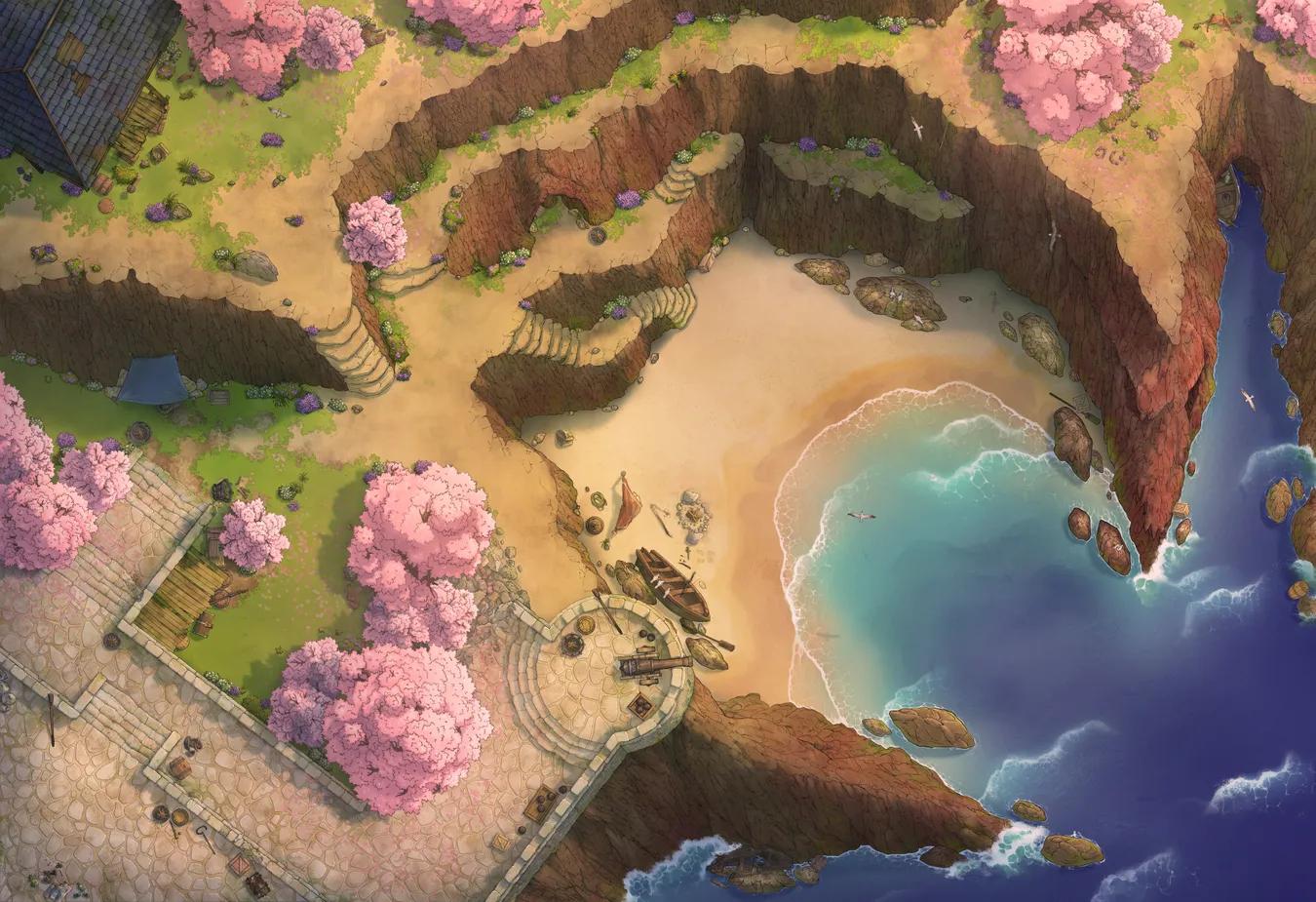 Secret Cove map, Spring variant thumbnail