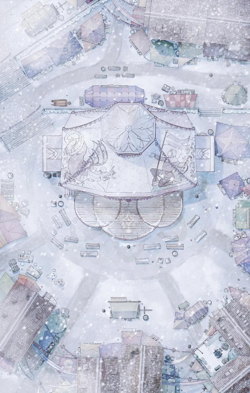 Marketplace Festival map, Winter Day variant thumbnail