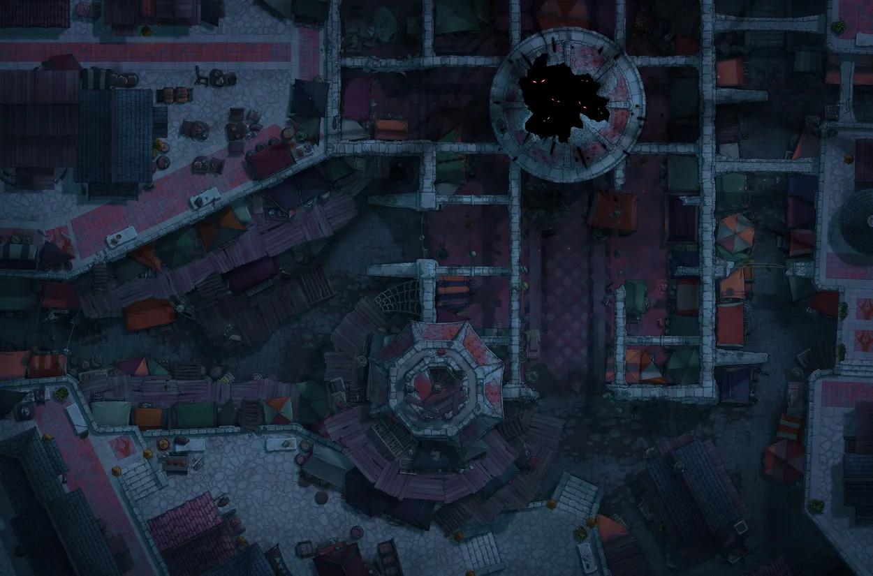Black Market Streets map, Evil Within variant thumbnail