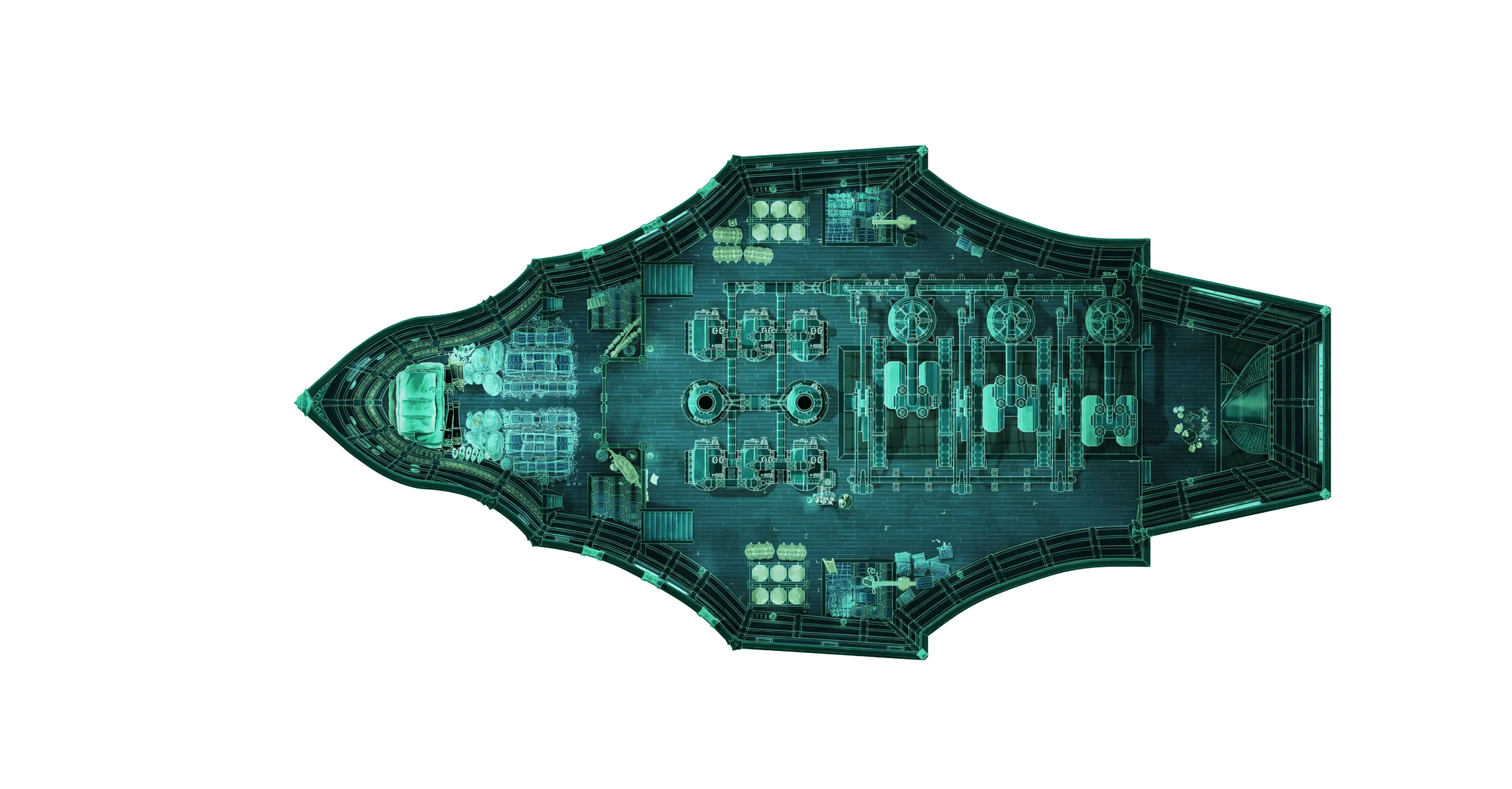 Dragon Ship - Engine Room map, Haunted variant thumbnail