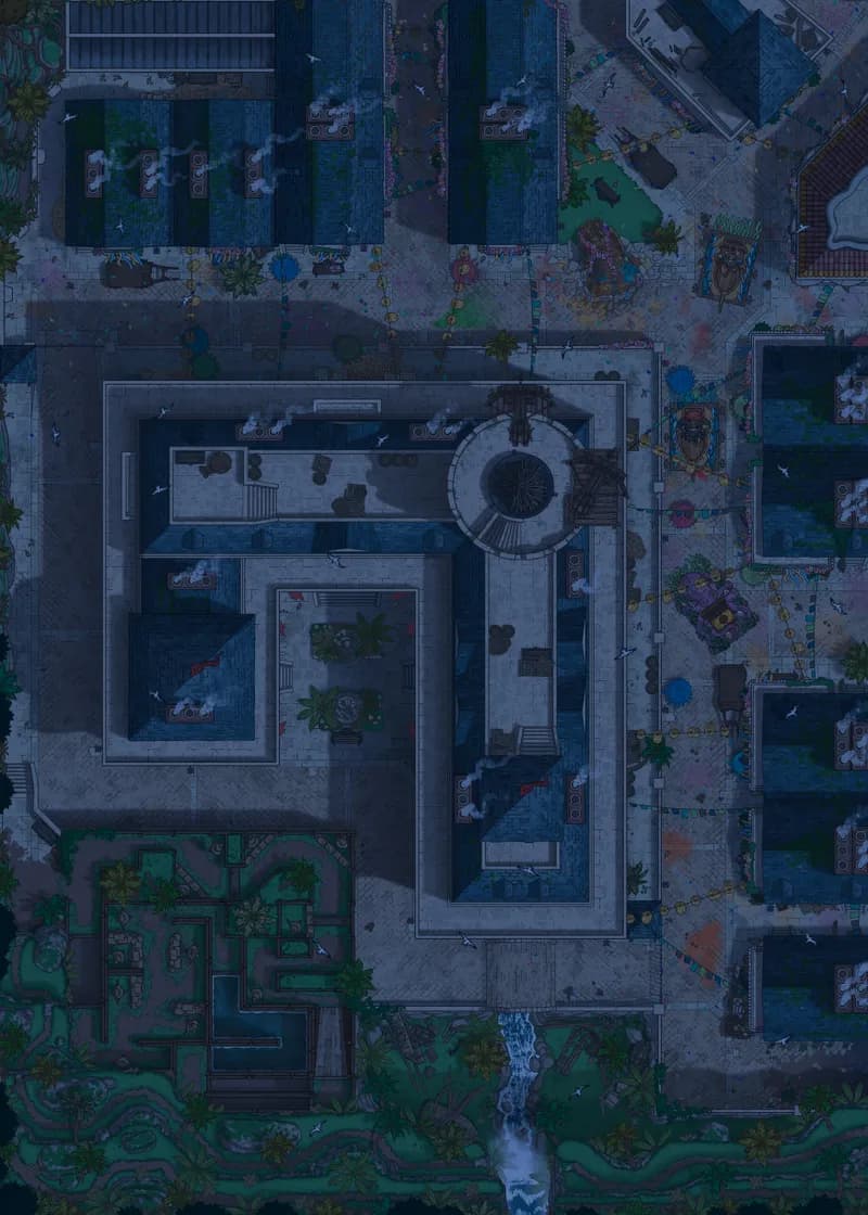 Corian Headquarters map, Carnival Night variant thumbnail