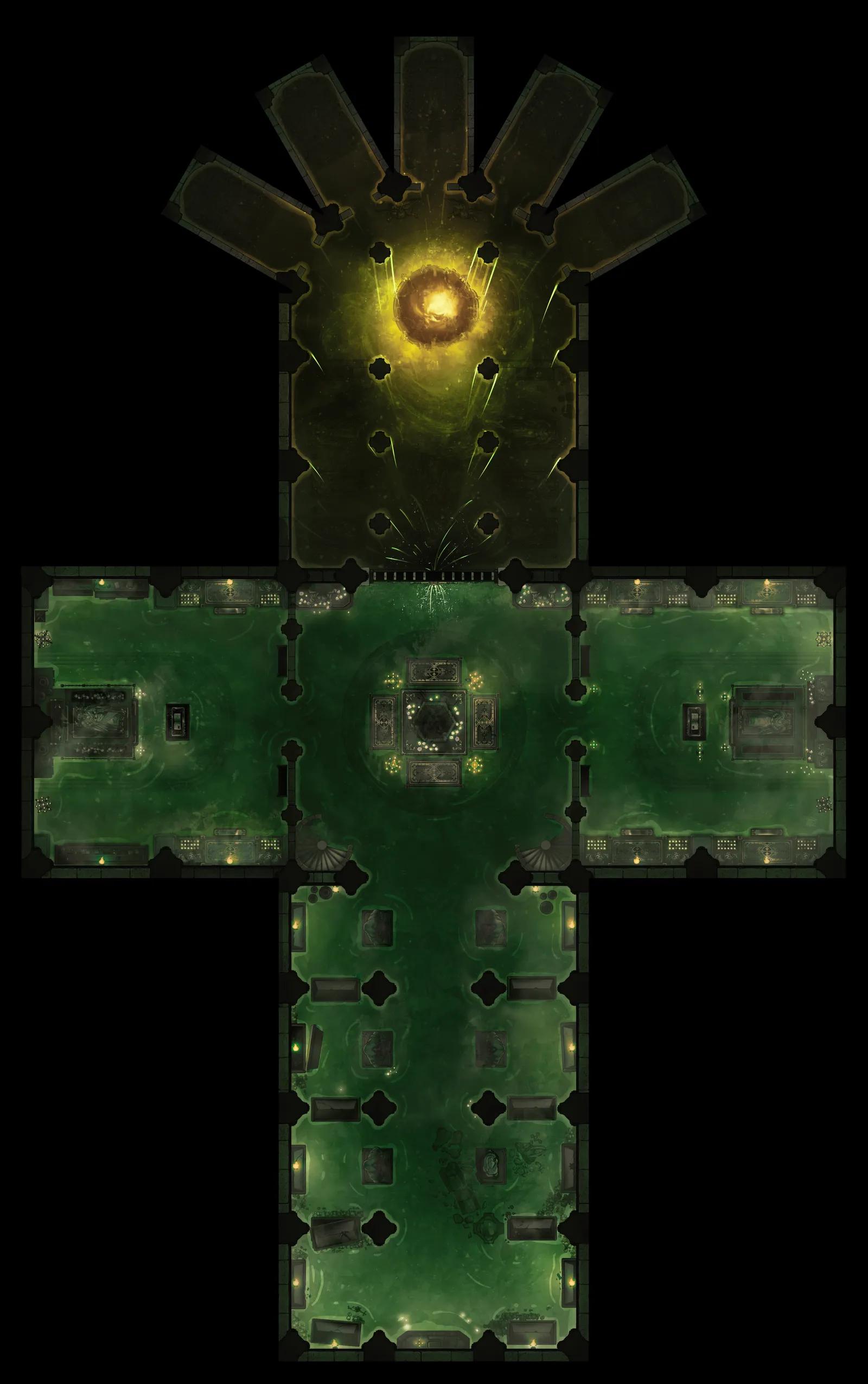 Grand Cathedral Crypt map, Toxic variant thumbnail