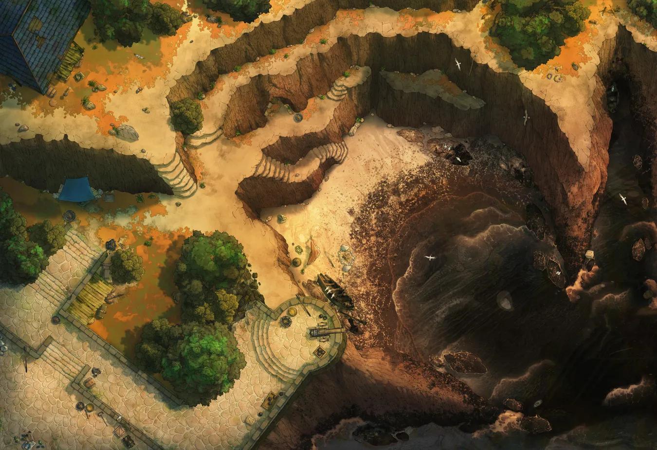 Secret Cove map, Oil variant thumbnail