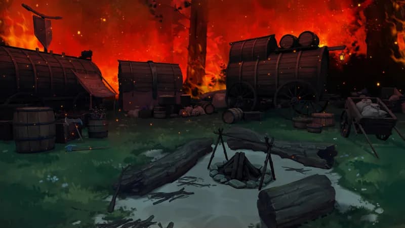 Caravan Camp map, Fire variant thumbnail