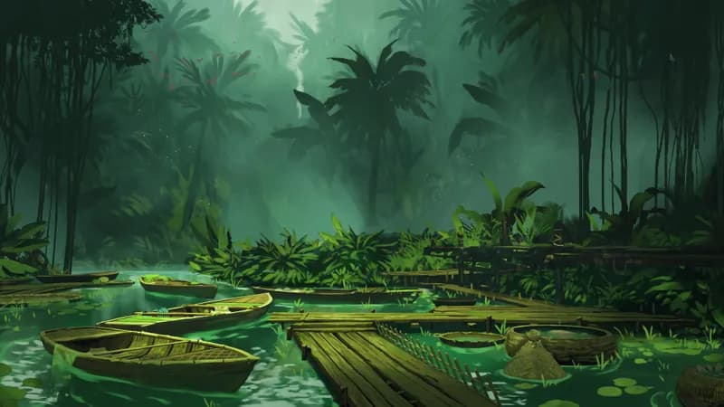 Jungle Village map, Fishing variant thumbnail