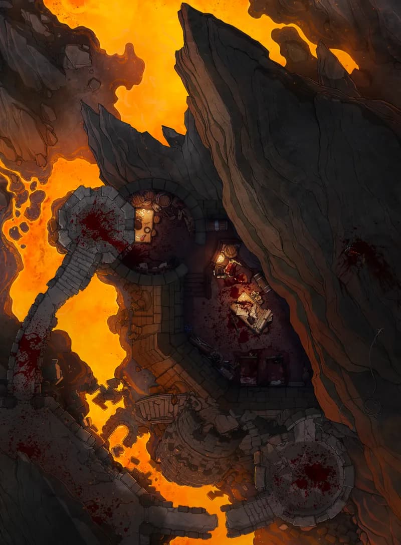 Dragonlands Fort map, Massacre variant thumbnail