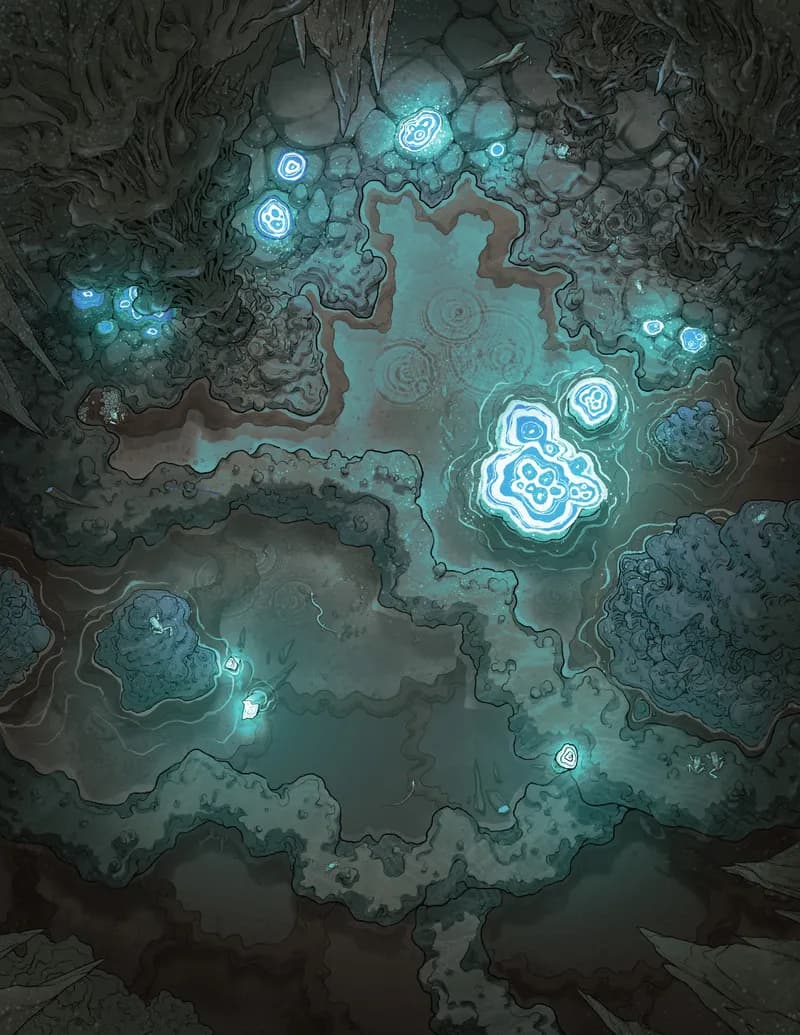 Healing Cave Spring map, Glow variant thumbnail