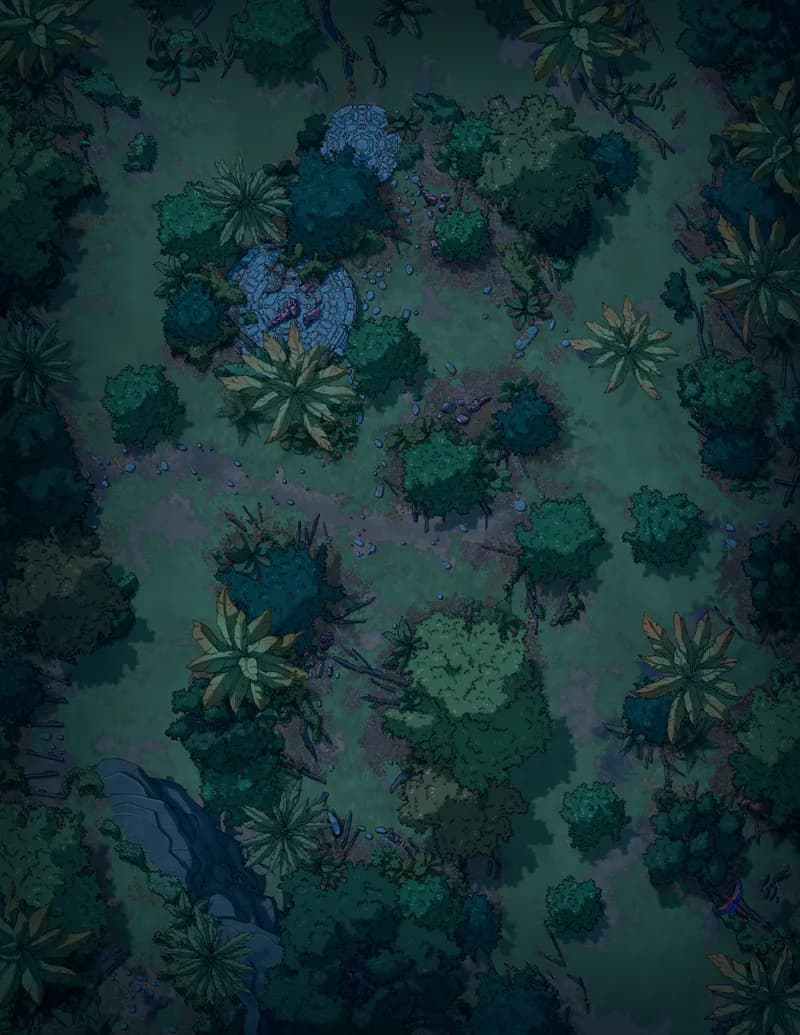 Jungle Lava Flow map, Jungle Night variant thumbnail