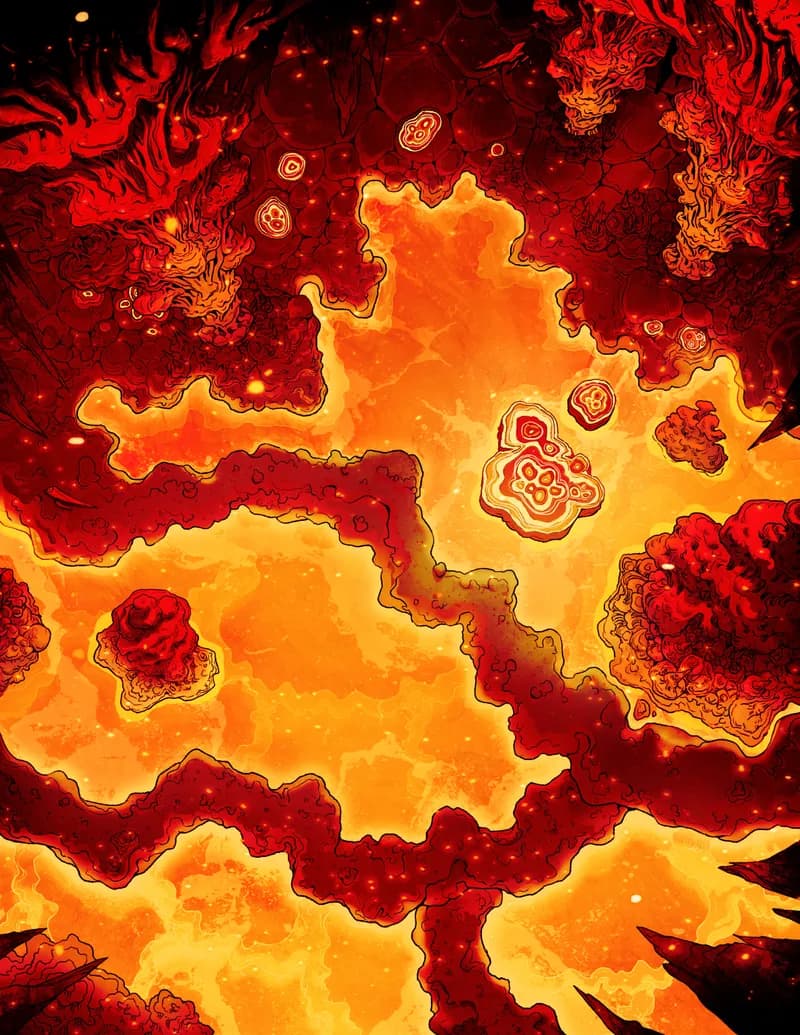 Healing Cave Spring map, Lava variant thumbnail