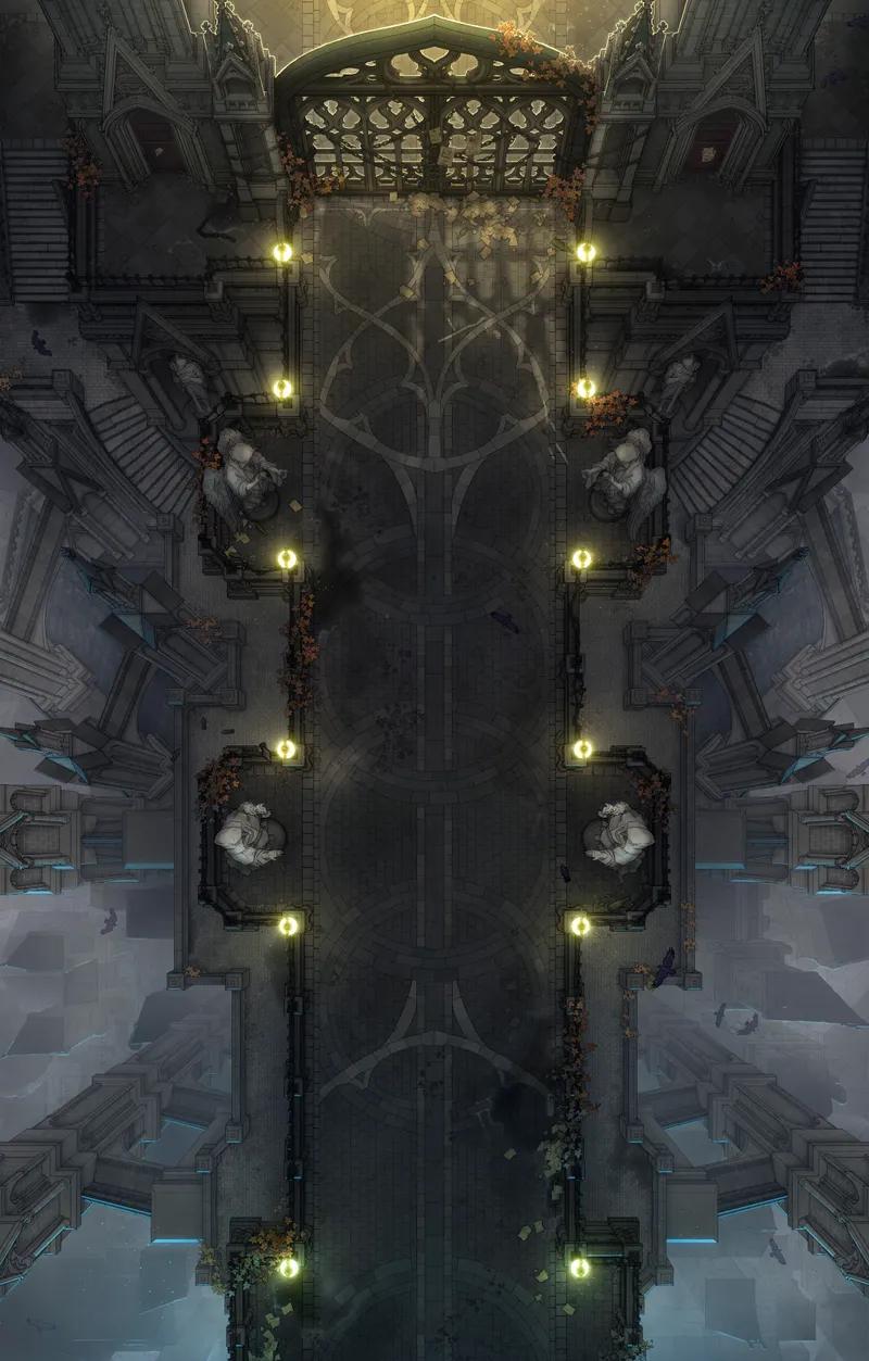 Processional Avenue map, No Carriages variant thumbnail