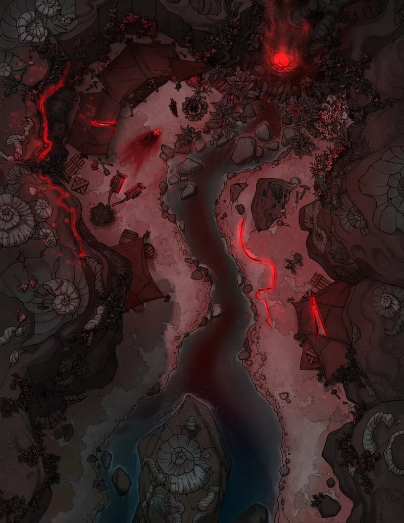 Fossil Caves map, Beholders Rage No Laser variant thumbnail