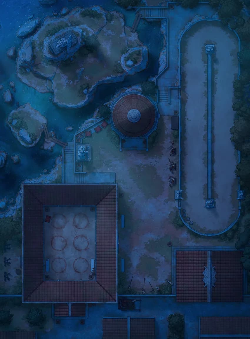 Training Grounds map, Dark variant thumbnail