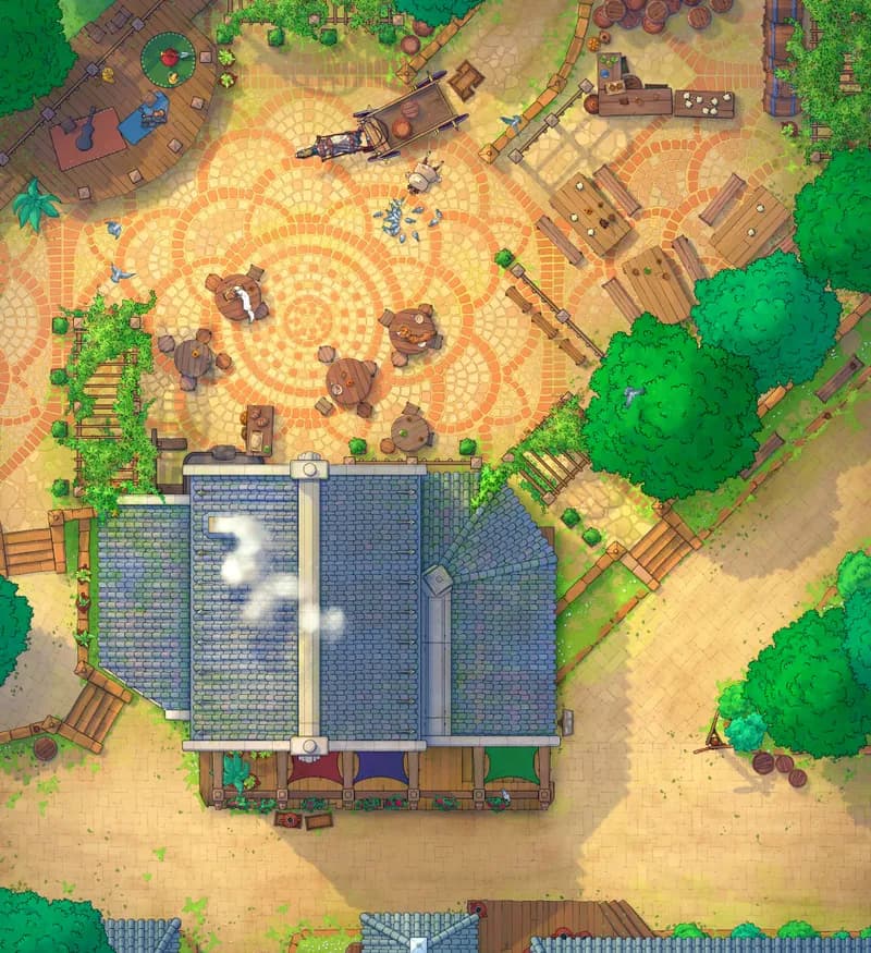 Beer Garden Tavern map, Duck Vs Crab variant thumbnail