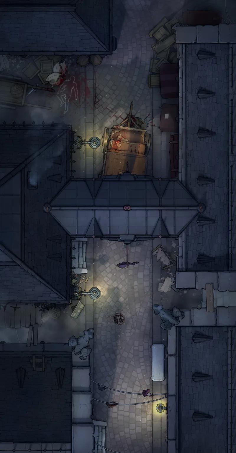Dark Alleys map, Layout 1 Murder variant thumbnail