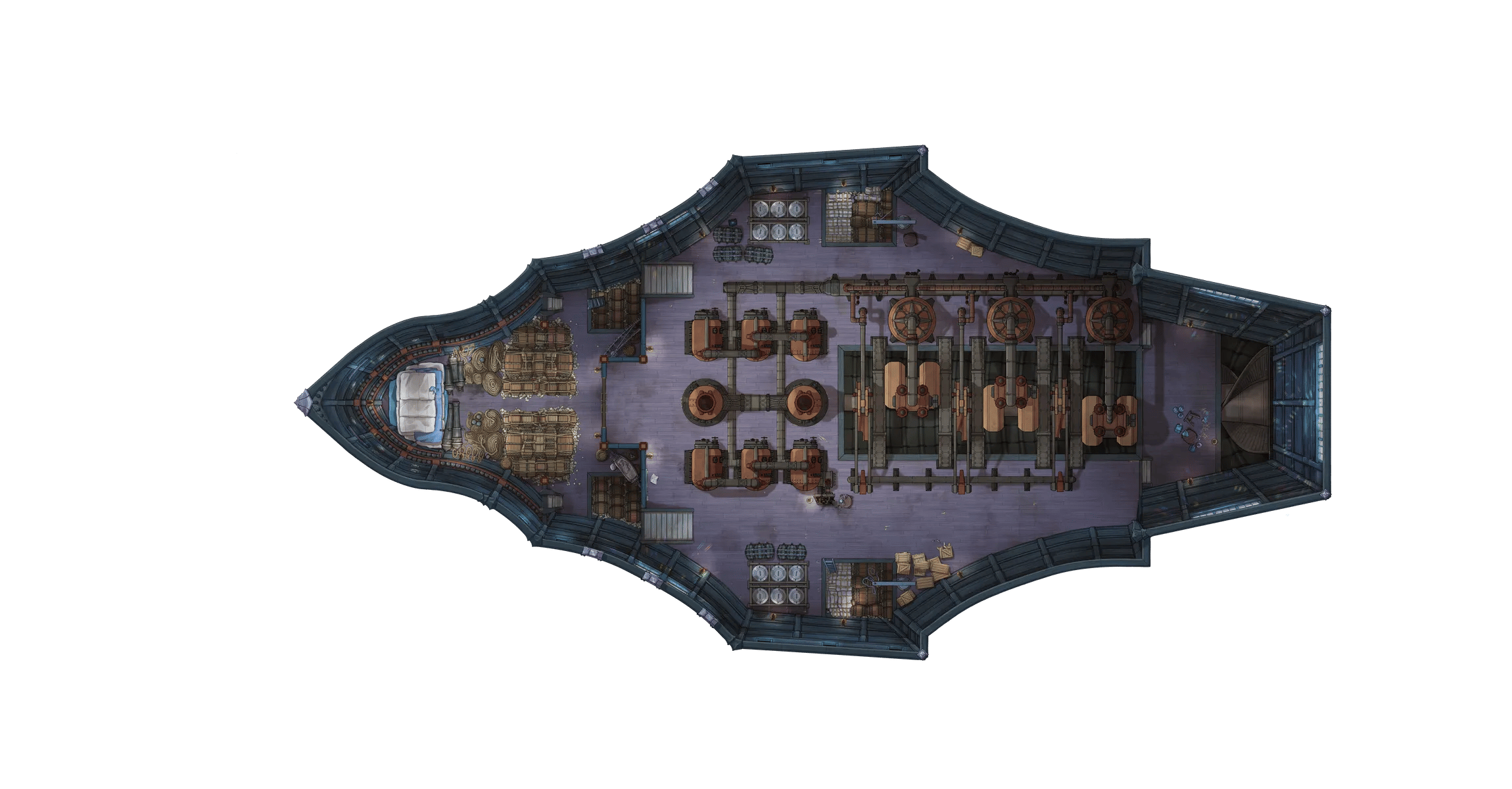 Dragon Ship - Engine Room map, Astral variant thumbnail