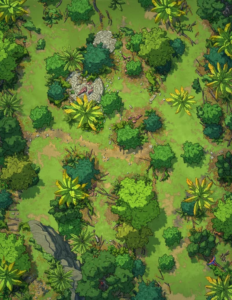 Jungle Lava Flow map, Jungle Day variant thumbnail