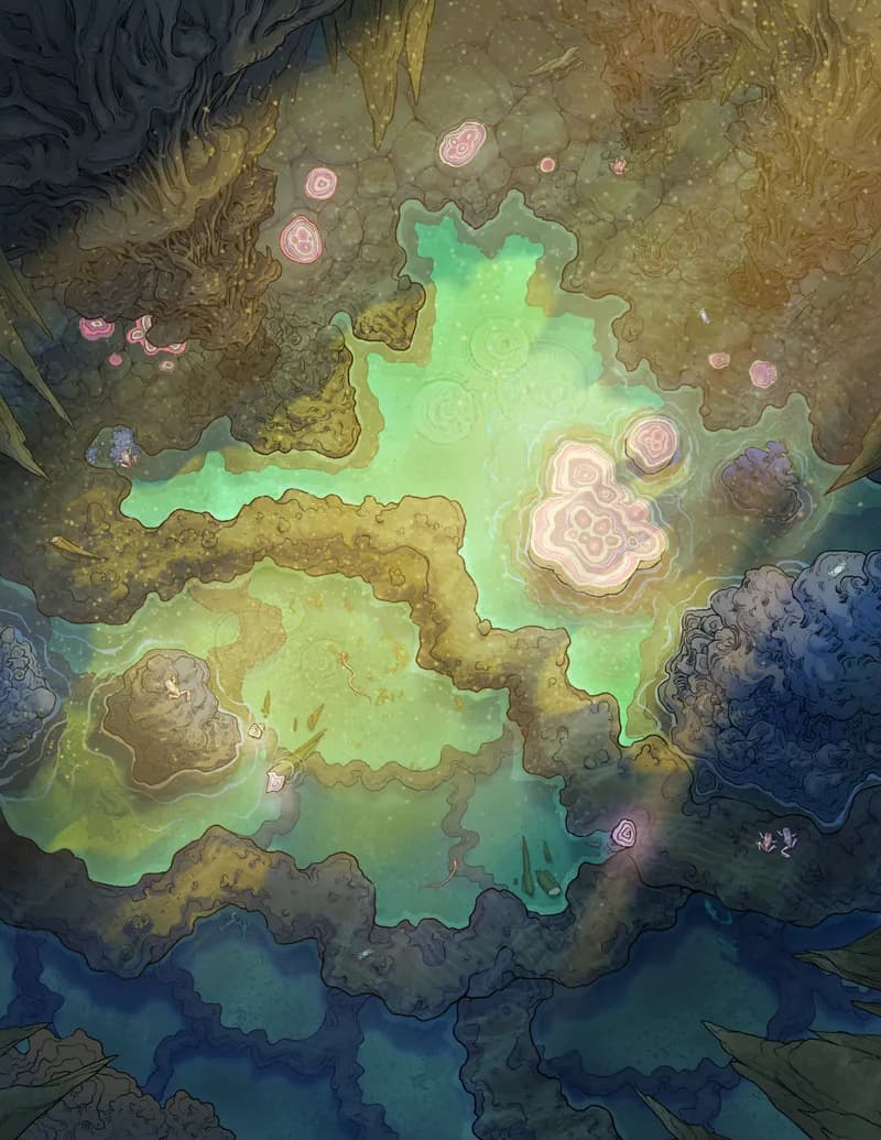 Healing Cave Spring map, Daylight variant thumbnail