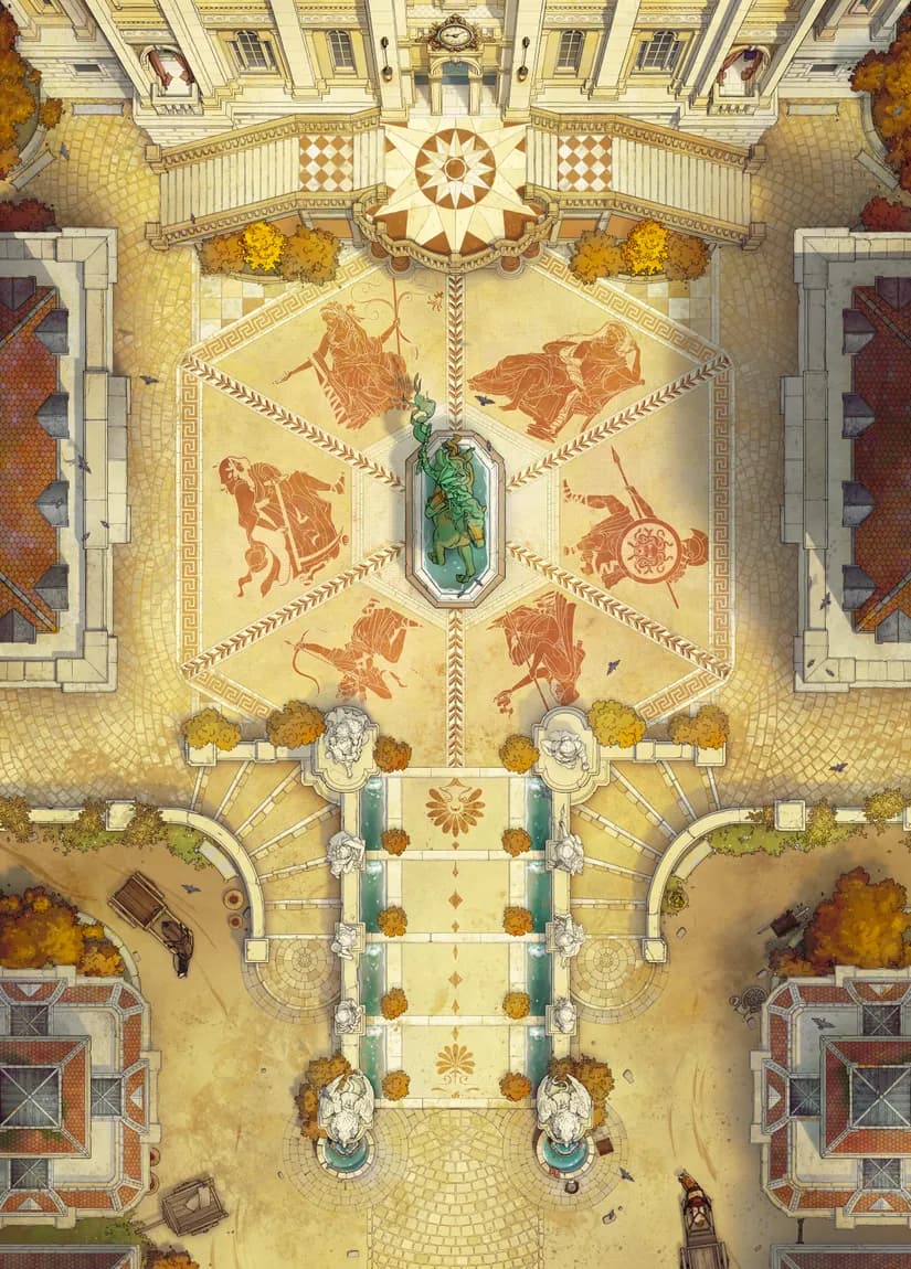 Grand Duke's Plaza map, Autumn variant thumbnail