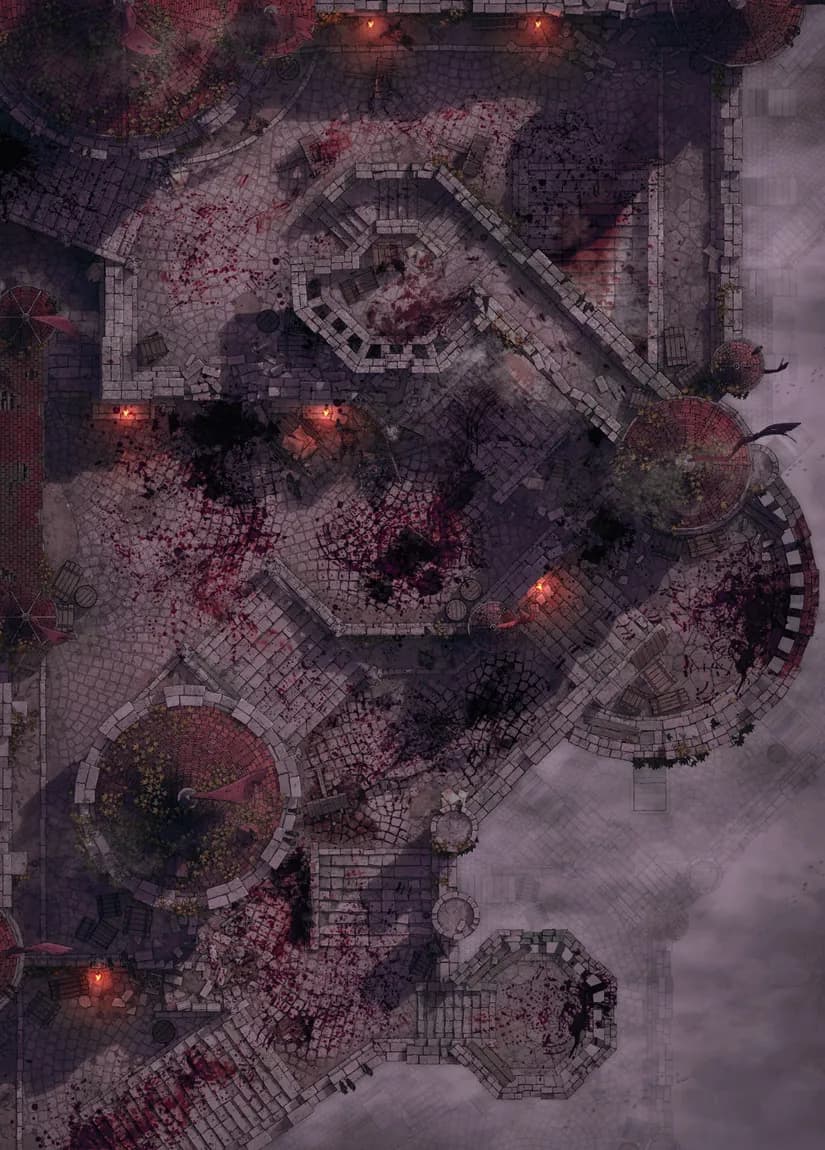 Castle Battlements map, Massacre variant thumbnail