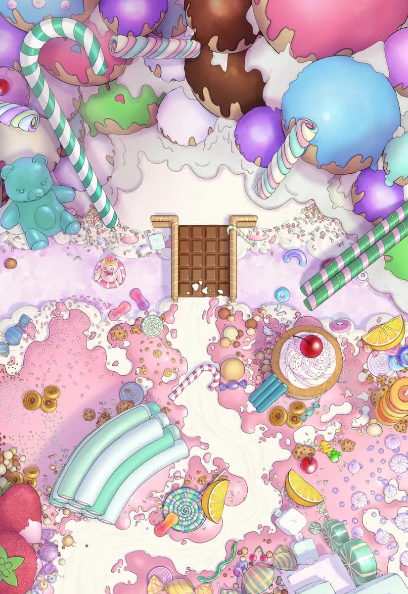 Candy Castle map, Candy Mountain variant thumbnail