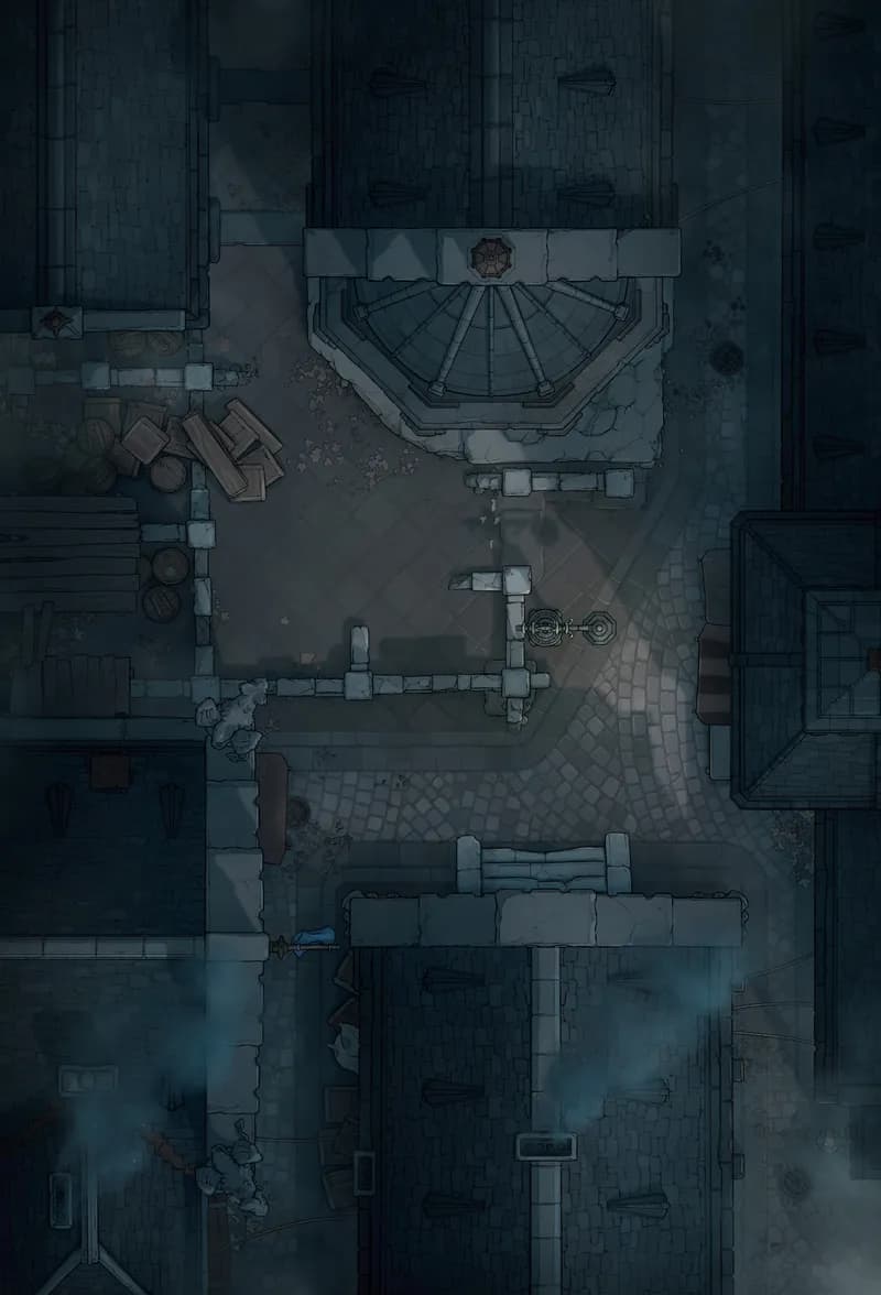 Dark Alleys map, Layout 3 Dark variant thumbnail