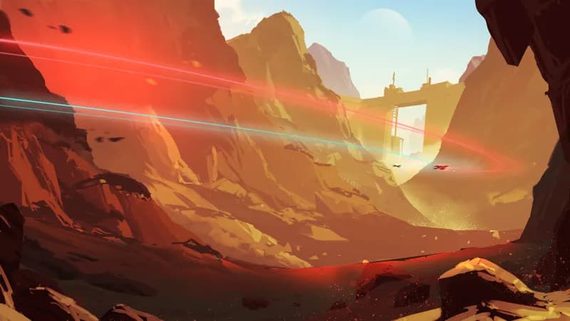Dragonette Star Racer map, Canyon variant thumbnail