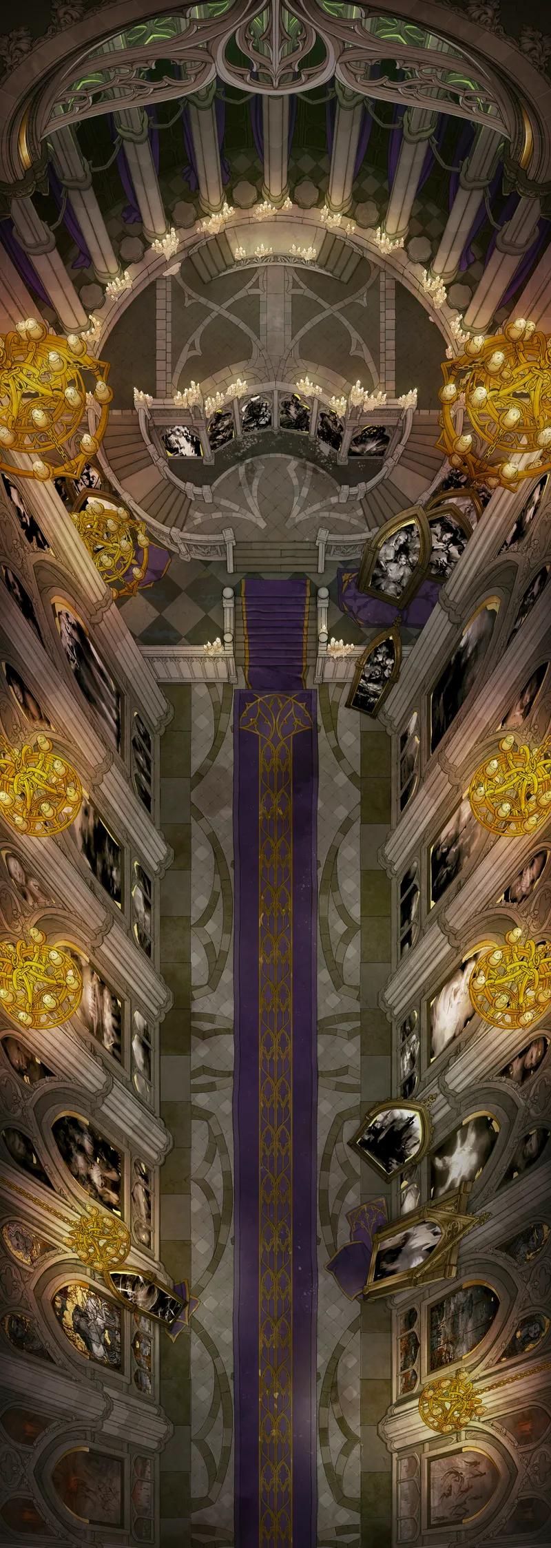 Throne Gallery map, No Screens variant thumbnail