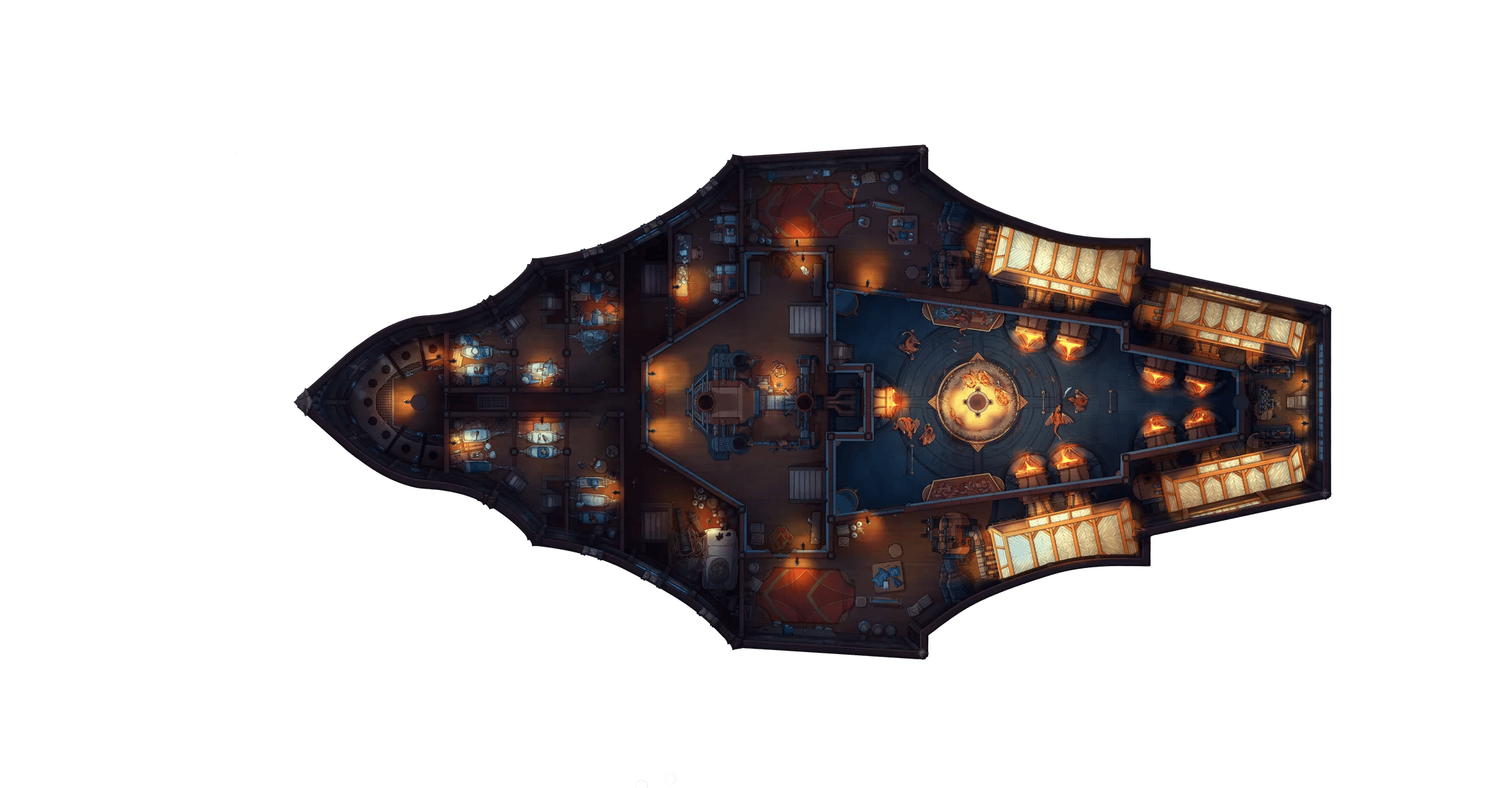 Dragon Ship - Lower Deck map, Original Night variant thumbnail