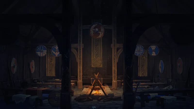 Viking Longhouse map, Original Night variant thumbnail