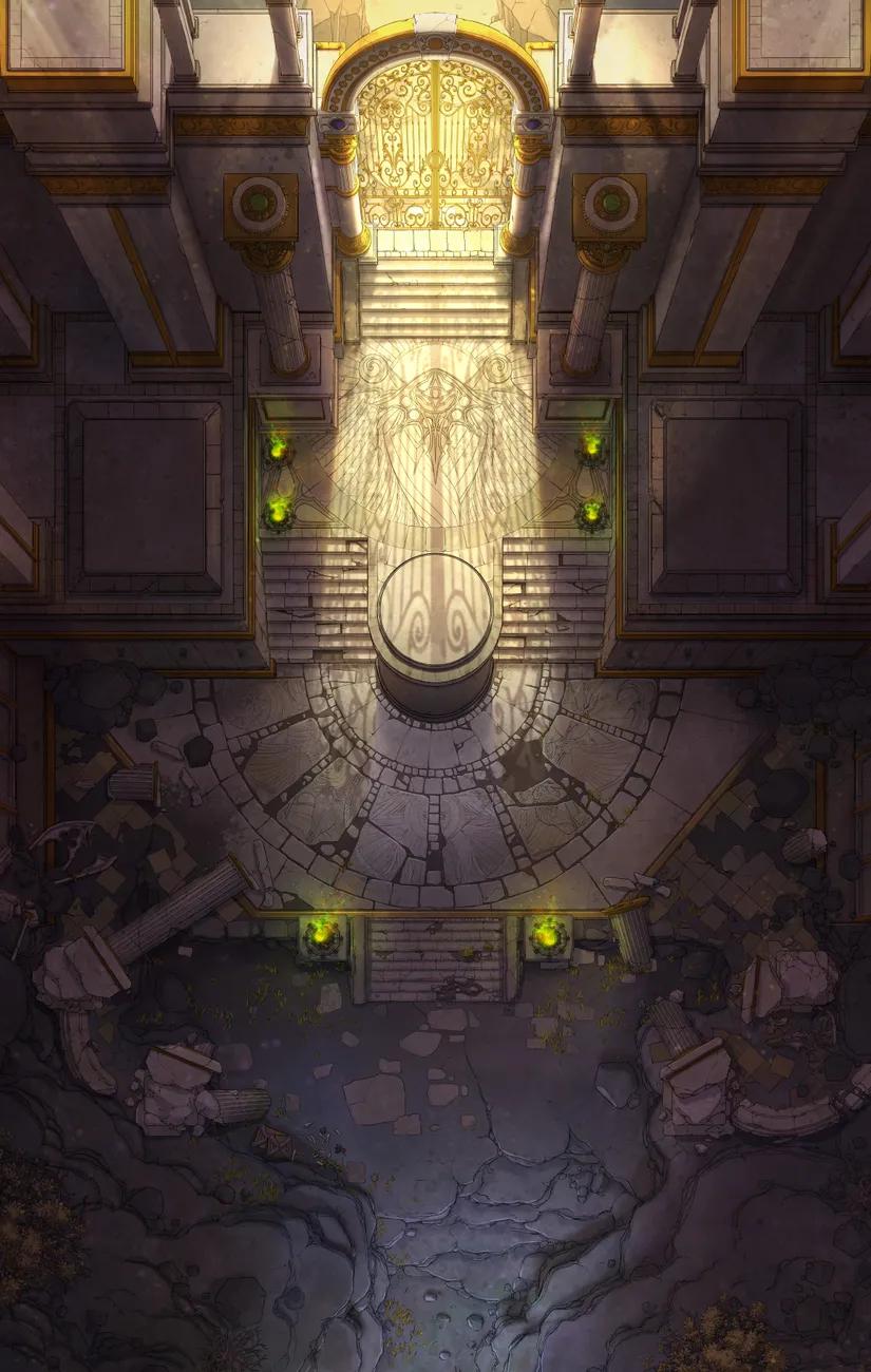 Gate of Angels map, No Statues variant thumbnail