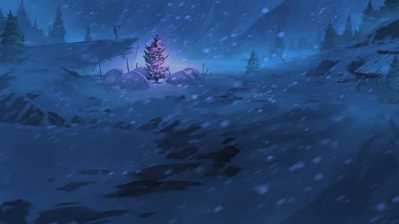 Remote Ice Village map, North Pole Night variant thumbnail